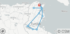  Tunesië: Landschappen van Tunesië in 8 dagen - 12 bestemmingen 