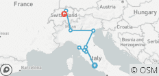 10 Day Highlights of Italy &amp; Switzerland Tour Package - 10 destinations 