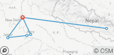  10 Days Golden Triangle with Nepal (Kathmandu) Tour - 7 destinations 