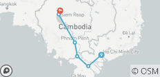  Vietnam et Cambodge : De Saigon à Angkor Wat en vélo - 6 jours - 6 destinations 