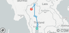  Bangkok to Chiang Mai Express - 5 days - 7 destinations 