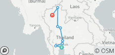  River Kwai &amp; Northern Thailand - 8 days - 8 destinations 