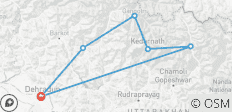  6 Tage 5 Nächte 4 Dham (Kedarnath, Badrinath, Gangotri und Yamunotri) - 6 Destinationen 