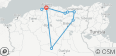  Wonderen van het Oude Algerije en de M\'Zab Vallei - 9 bestemmingen 