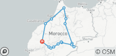  9 Daagse Privé Marokko Rondreis Keizerlijke Steden, Chefchaouen en de Sahara-woestijn vanuit Marrakech - 16 bestemmingen 