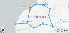  Moroccan Mosaics: A Colorful Exploration - 19 destinations 