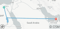  REICHTÜMER AUS DEM NAHEN OSTEN 11 TAGE - 7 Destinationen 