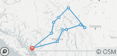  Vancouver, Banff &amp; Rockies Summer - 5 days - 11 destinations 