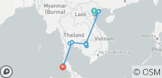  Le meilleur de la Thaïlande, du Cambodge et du Vietnam en 14 jours (guide et chauffeur privés) - 21 destinations 