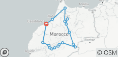  7-Day Private Tour From Casablanca Morocco Tour - 18 destinations 