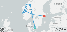  Copenhagen, Norwegian Fjords &amp; Stockholm - 13 days - 14 destinations 