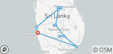  Sri Lanka intensive - 14 destinations 