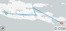  Klassieke hoogtepunten van Java (groepsreis, van Yogyakarta/naar Sudbali) - 6 bestemmingen 