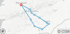  Circuit de 6 jours dans le désert depuis Marrakech via le désert du Sahara - 11 destinations 