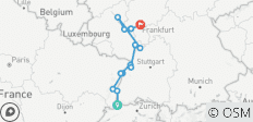  De majestueuze Rijn 2025|2026 - 8 Dagen (van Bazel naar Frankfurt-am-Main) - 13 bestemmingen 