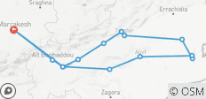  3 jours Maroc Best Tour de Marrakech à Merzouga Sahara Desert et retour - 14 destinations 