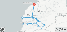  Private Bes12-Days Tours From Casablanca Morocco Tour - 18 destinations 
