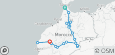  Viaje Premium Privado de 12 Días de Tánger a Marrakech (Lo Mejor de Marruecos) - 25 destinos 