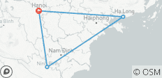  5 jours au nord du Vietnam : Hanoi, Ninh Binh et la baie d\'Ha Long - 4 destinations 