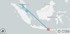  Explorations typiques à Singapour, en Malaisie et à Bali - 16 jours (guide et chauffeur privés) - 5 destinations 