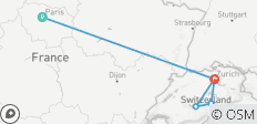 [Paris et la Suisse (séjour à Zurich) en 8 jours - 5 destinations 