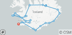  Círculo completo de Islandia con Snæfellsnes - 9 días en coche - 36 destinos 
