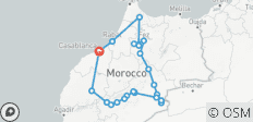  Circuit exclusif de 11 jours au Maroc : Exploration privée intelligente - 24 destinations 