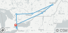  Oostelijke ontdekkingsreis – vanuit Toronto – een mini-rondreis - 7 bestemmingen 