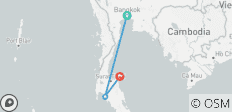  Itinerario de 10 días: Explorando Bangkok, Krabi y Samui - Circuito Privado - 3 destinos 