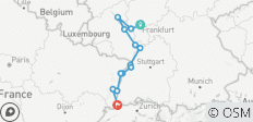  De majestueuze Rijn 2025|2026 - 8 Dagen (van Frankfurt-am-Main naar Bazel) - 13 bestemmingen 