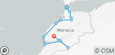  12-daagse reis van de poort van Tanger naar de magie van Marrakech - 11 bestemmingen 