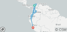  CARTAGENA to LIMA (40 days) Colombian Adventure - 14 destinations 