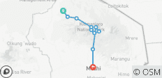  8 Días Ruta Lemosho Vía Kilimanjaro Senderismo - 10 destinos 