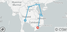  16 Tage Gesichter Asiens: Thailand - Laos - Vietnam - 8 Destinationen 