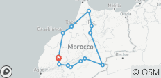  10 Daagse Marokko Ontdekkingsreis vanuit Marrakech (Privé rondreis) - 13 bestemmingen 