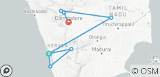  Explorez les charmantes stations de montagne d\'Ooty et de Munnar - 8 destinations 