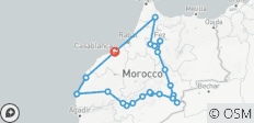  Circuito de 12 días desde Casablanca. Lo más destacado de Marruecos. - 22 destinos 