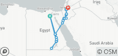  Egipto y Jordania Descubiertos en Falucho 2025 (Hoteles 4 y 5 Estrellas) - 13 destinos 