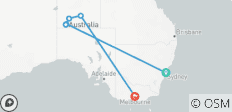  Ikonisches Australien: Berühmte Städte &amp; Red Centre Explorer - 8 Destinationen 