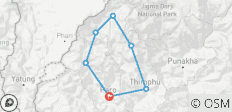  Chomolhari Trek - 7 bestemmingen 