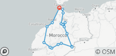  Découvrez la majesté du Maroc : voyage de 10 jours de Tanger au désert du Sahara - 18 destinations 