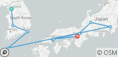  De Séoul à Osaka : Plages et grandes villes - 11 destinations 