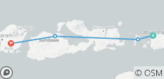  Voile sur l\'île de Komodo jusqu\'à Lombok - 5 jours et 4 nuits - 4 destinations 