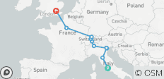  Schatten van Europa van Rome tot Londen (Rome to London) (2025) - 12 bestemmingen 