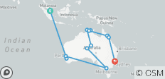  22 Tage Highlights von Australien - 13 destinations 