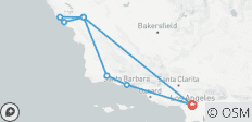  Die zentrale Küste Kaliforniens von Los Angeles aus: Santa Barbara, Solvang, Hearst Castle &amp; Weinland - 8 Destinationen 