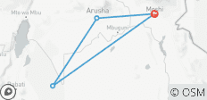  Tarangire Nationalpark Tageausflug - 4 Destinationen 