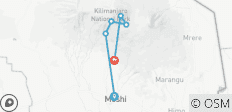  Mejor Ruta Umbwe de 4 Días - Kilimanjaro Trekking - 6 destinos 