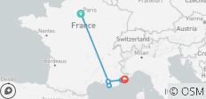  Essence of France Paris, Provence et Côte d\'Azur (de Paris à Nice) - 10 destinations 