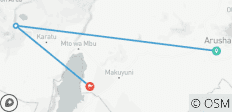  Profitez de la meilleure offre de safari pédestre en Tanzanie, Serengeti et Manyara - 3 destinations 